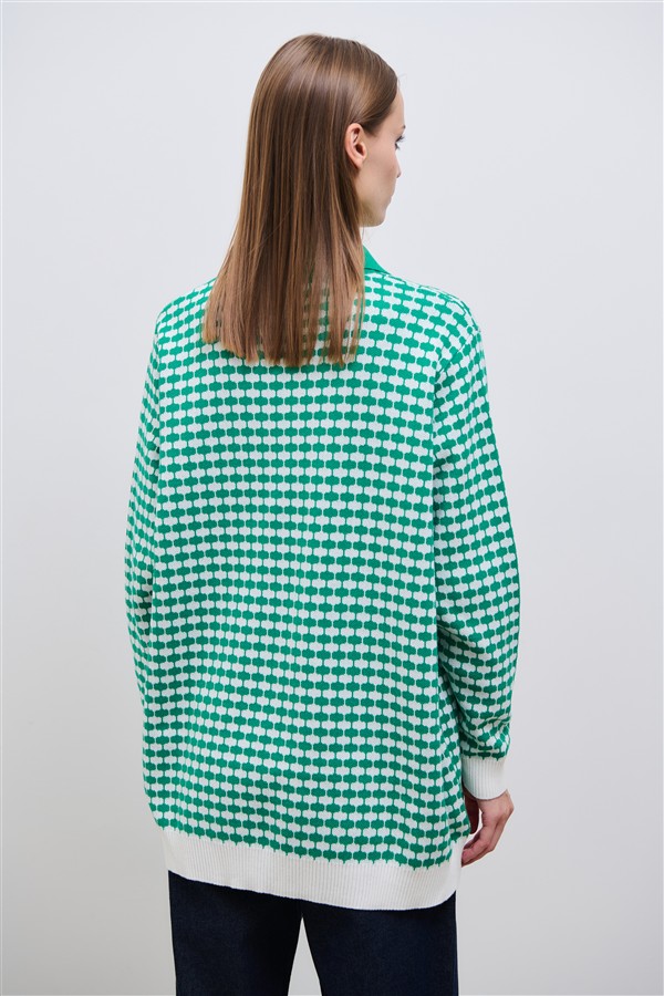COMBOS 021 JADE CARDIGAN GREEN